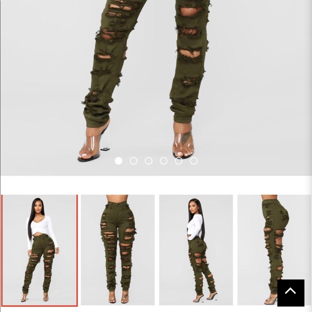 Fashion Nova Ripped Jeans
